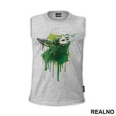 Yoda Dripping Portrait - Star Wars