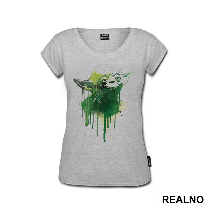 Yoda Dripping Portrait - Star Wars