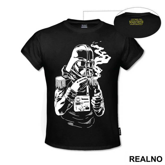 Darth Vader Smoking A Cigarette - Star Wars
