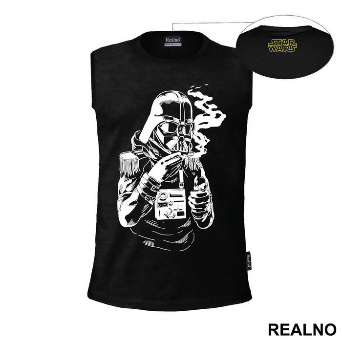 Darth Vader Smoking A Cigarette - Star Wars