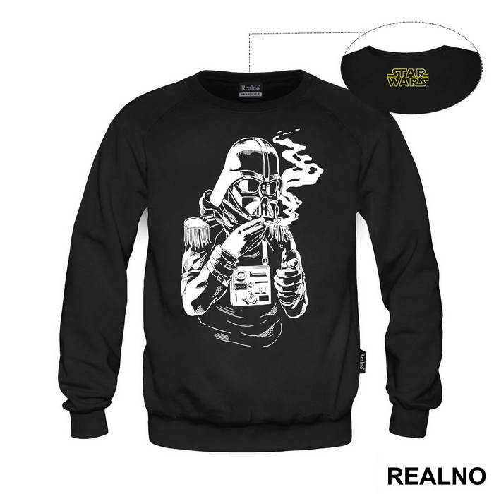 Darth Vader Smoking A Cigarette - Star Wars