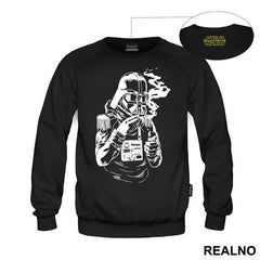 Darth Vader Smoking A Cigarette - Star Wars