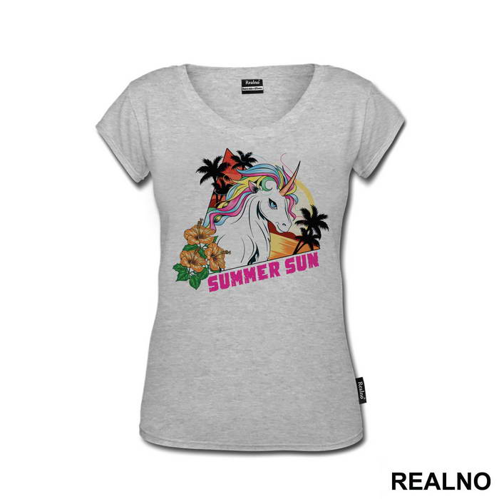 Summer Sun - Unicorn - Jednorog - Majica