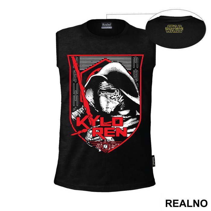 Kylo Ren Holding Light Saber - Star Wars