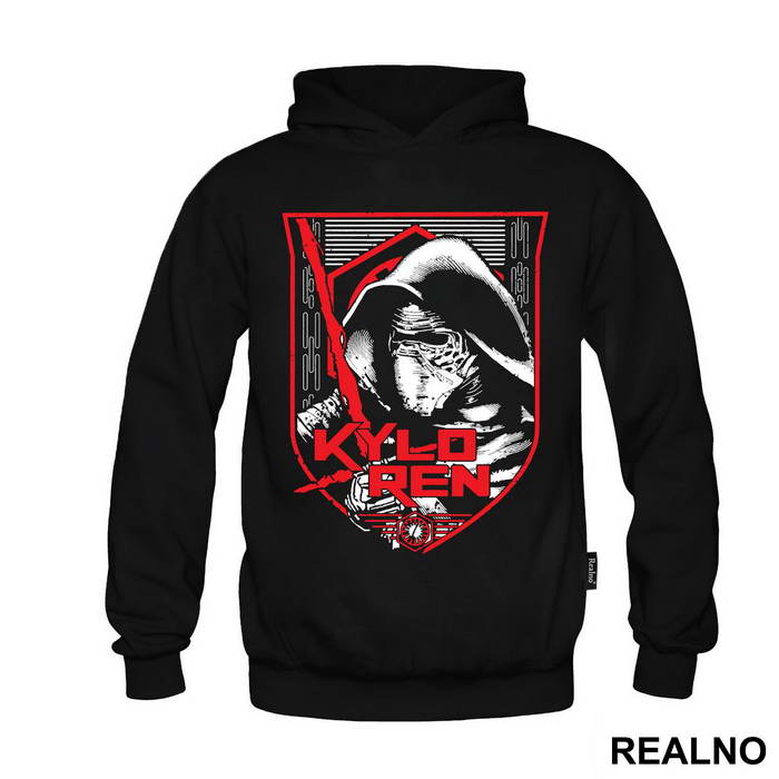 Kylo Ren Holding Light Saber - Star Wars