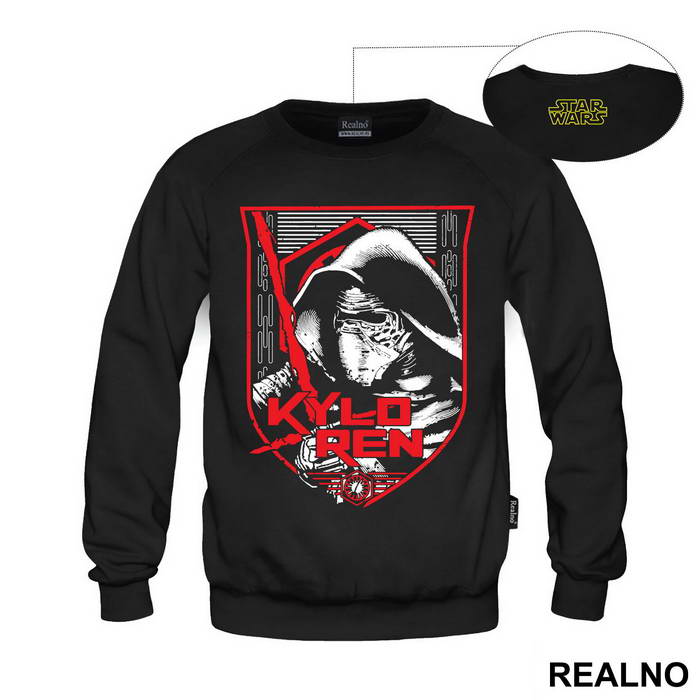 Kylo Ren Holding Light Saber - Star Wars