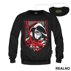 Kylo Ren Holding Light Saber - Star Wars