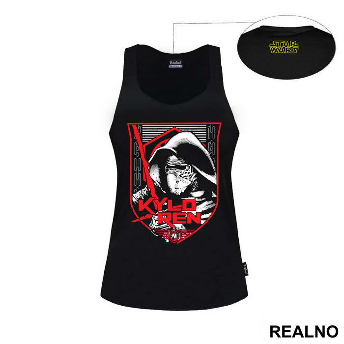 Kylo Ren Holding Light Saber - Star Wars
