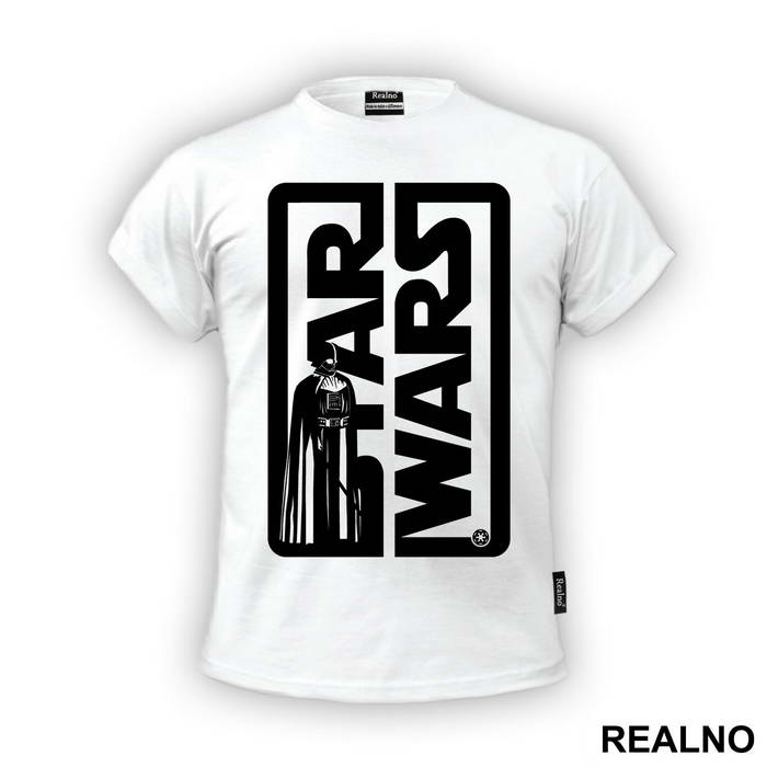 Darth Vade In Logo - Star Wars