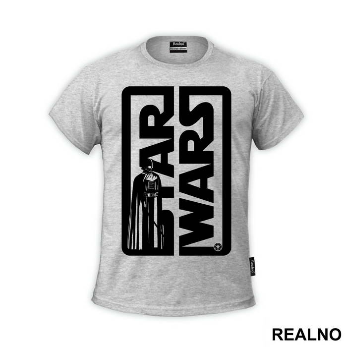 Darth Vade In Logo - Star Wars
