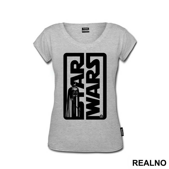 Darth Vade In Logo - Star Wars