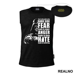 Fear Is The Path To The Dark Side - Darth Vader - Star Wars