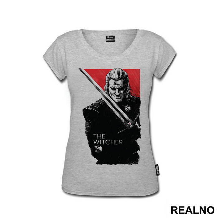 Geralt With Sword Over His Sholder - The Witcher