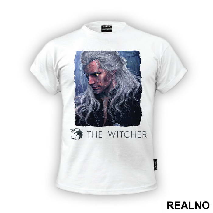 Geralt Yellow Eyes Portrait - The Witcher