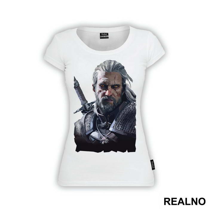 Geralt Polygonal Art - The Witcher