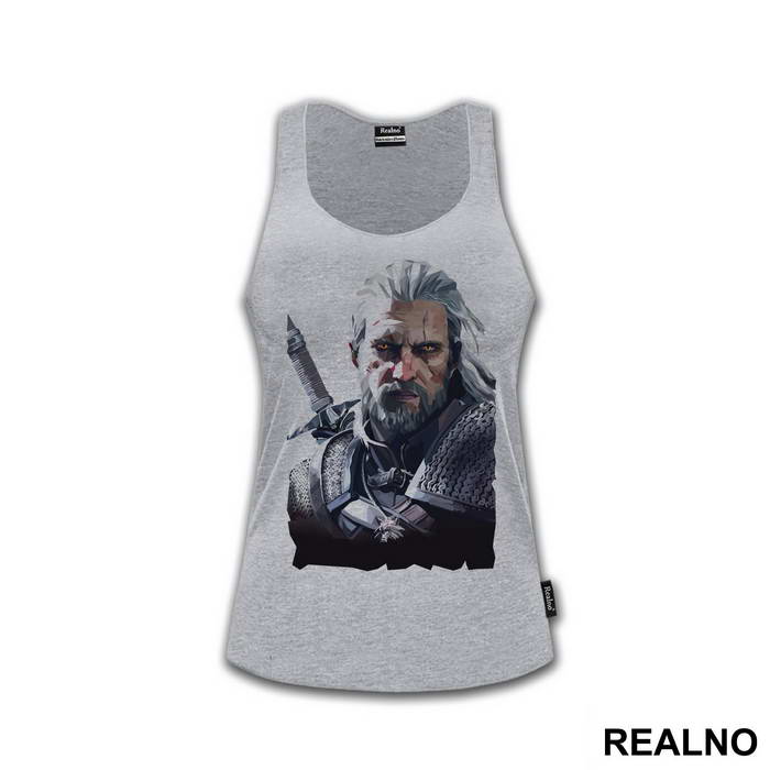 Geralt Polygonal Art - The Witcher