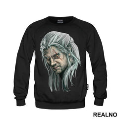 Geralt Head Illustration - The Witcher