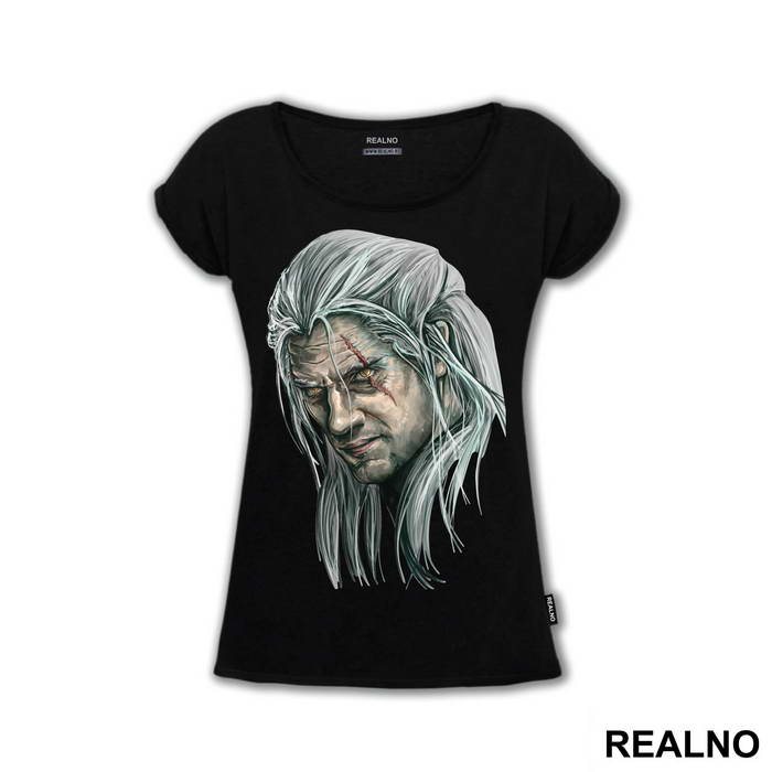 Geralt Head Illustration - The Witcher