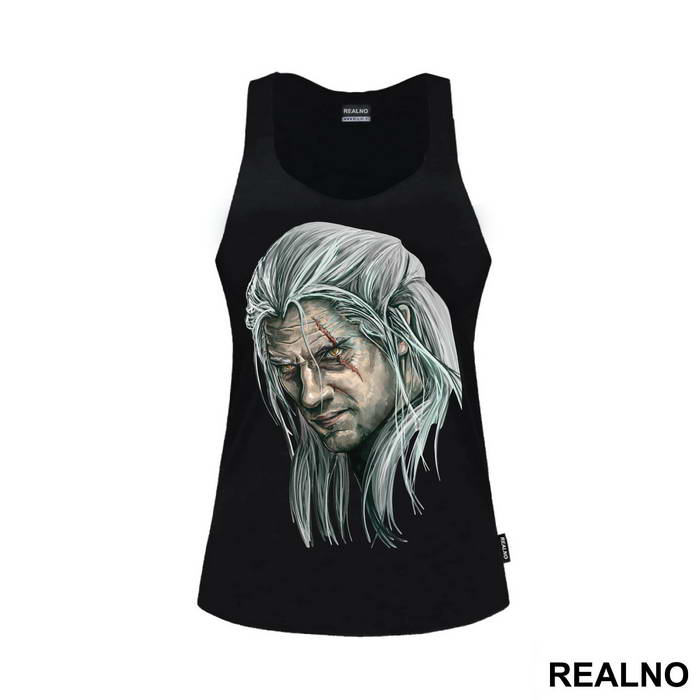 Geralt Head Illustration - The Witcher