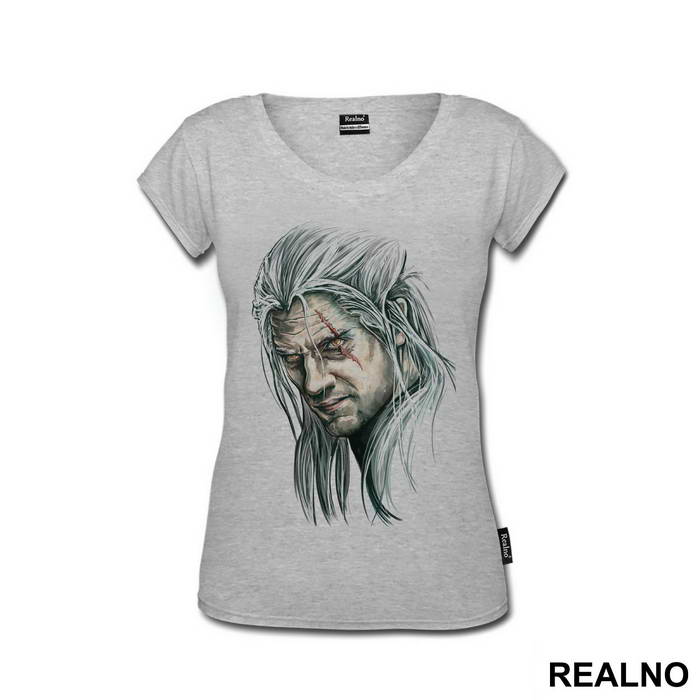 Geralt Head Illustration - The Witcher