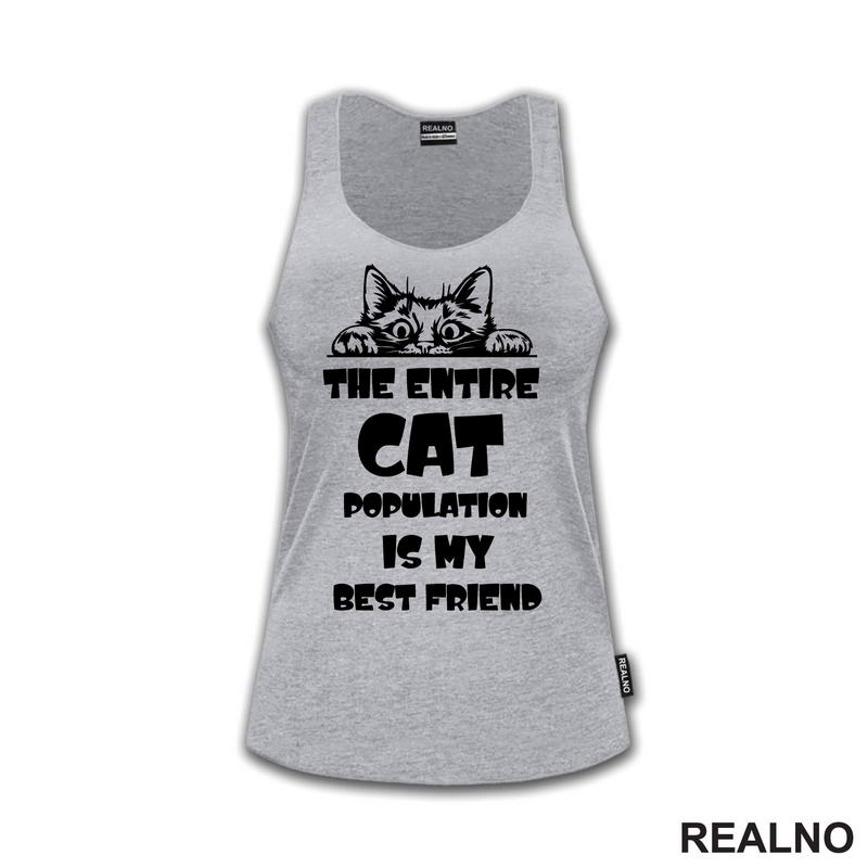 The Entire Cat Population Is My Best Friend - Peaking -  Mačke - Cat