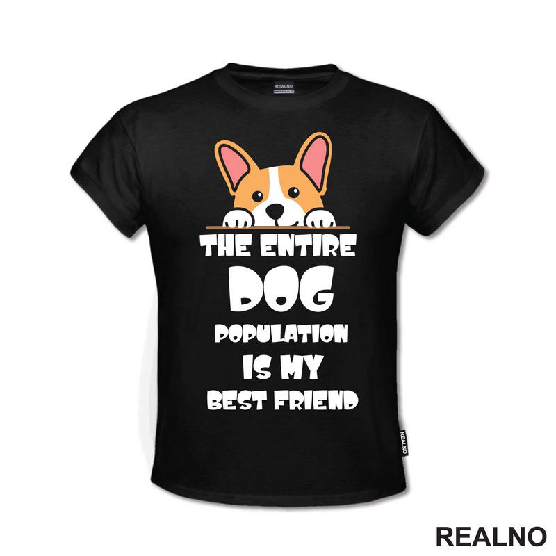 The Entire Dog Population Is My Best Friend - Corgi - Pas - Psi