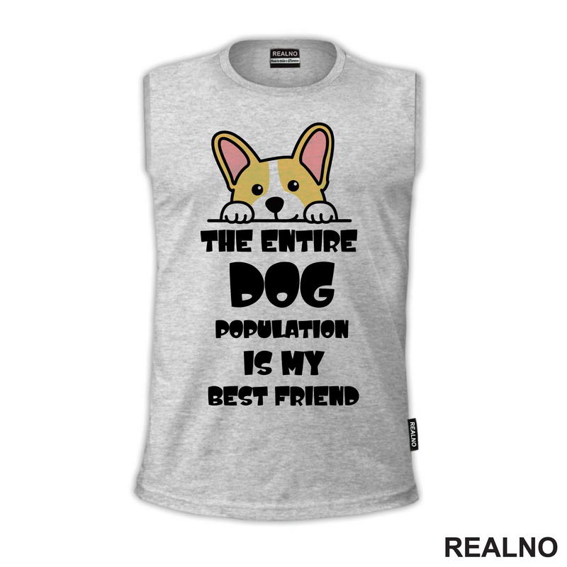 The Entire Dog Population Is My Best Friend - Corgi - Pas - Psi