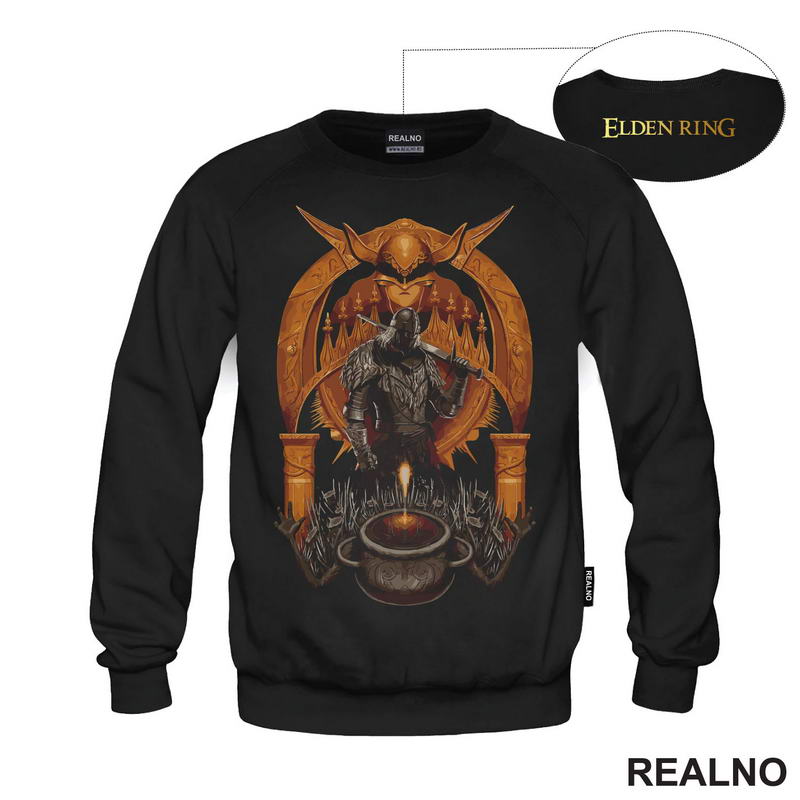 Malenia And Knight - Golden - Elden Ring