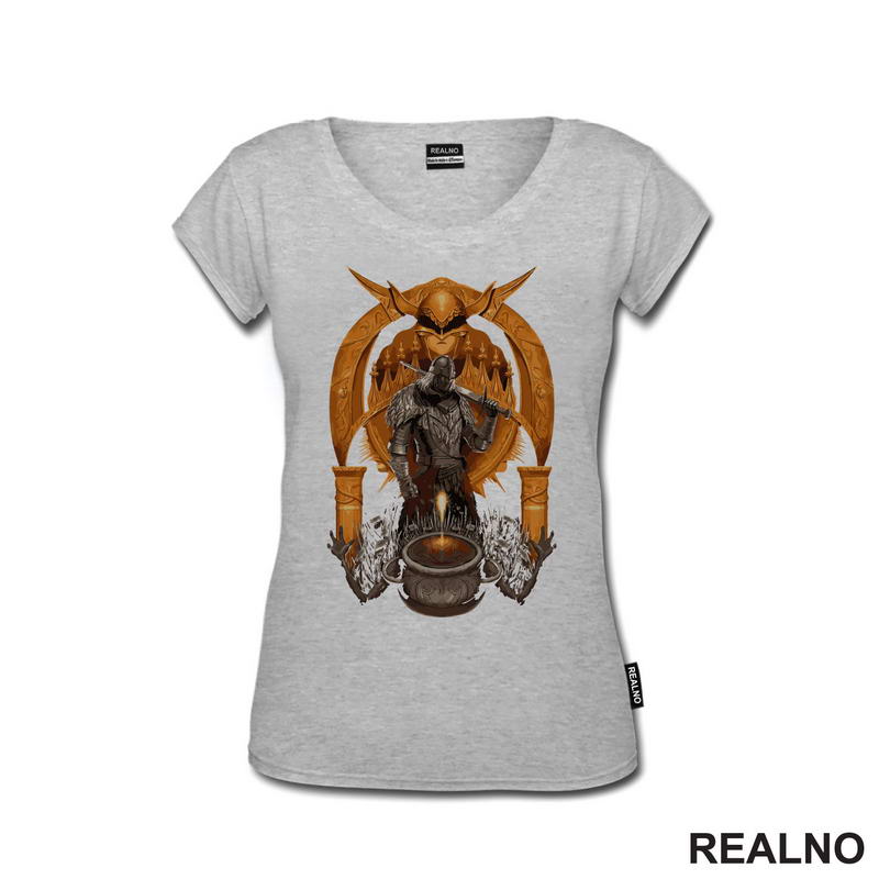 Malenia And Knight - Golden - Elden Ring