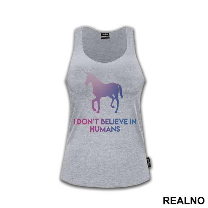 I Don't Believe In Humans - Unicorn - Jednorog - Majica