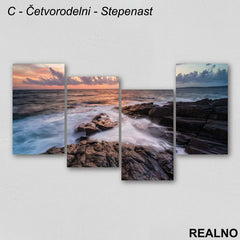 Stenovita obala - Slika na platnu - Kanvas