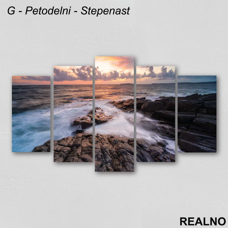 Stenovita obala - Slika na platnu - Kanvas