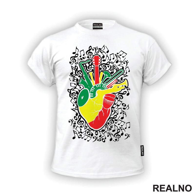 Reggae Music - Instrument Heart - Muzika