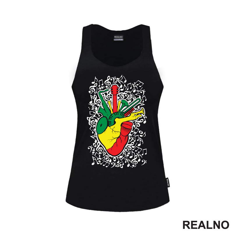 Reggae Music - Instrument Heart - Muzika