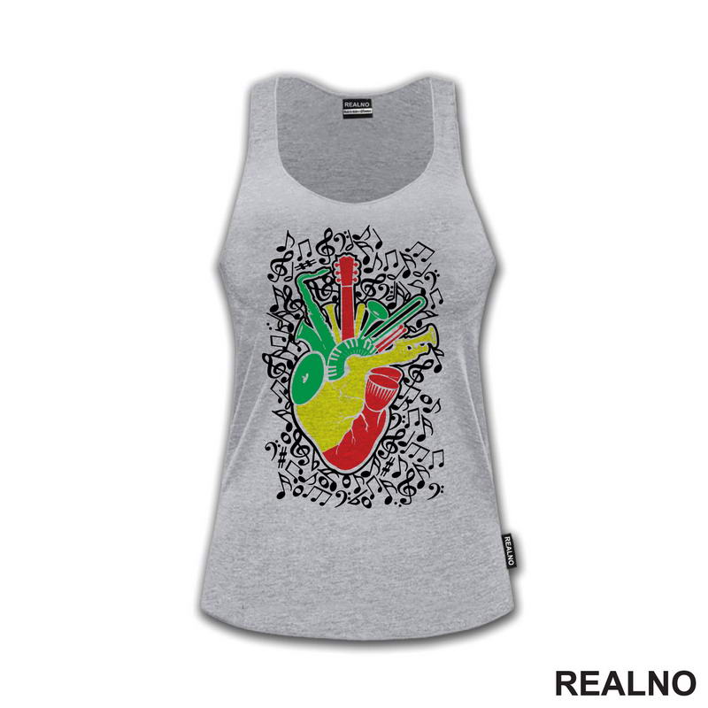 Reggae Music - Instrument Heart - Muzika