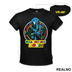 Valentino Rossi - Colors Logo - Looking Back - 46 - MotoGP - Sport