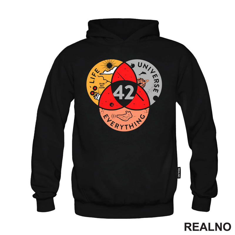 42 The Answer To Life The Universe And Everything - Colors - The Hitchhiker's Guide to the Galaxy - Geek