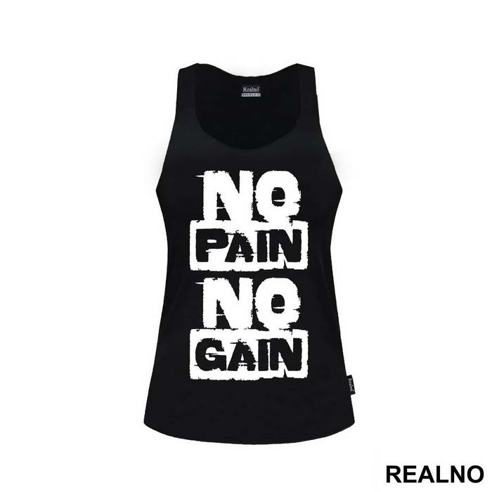 No Pain No Gain Smeary - Trening - Majica