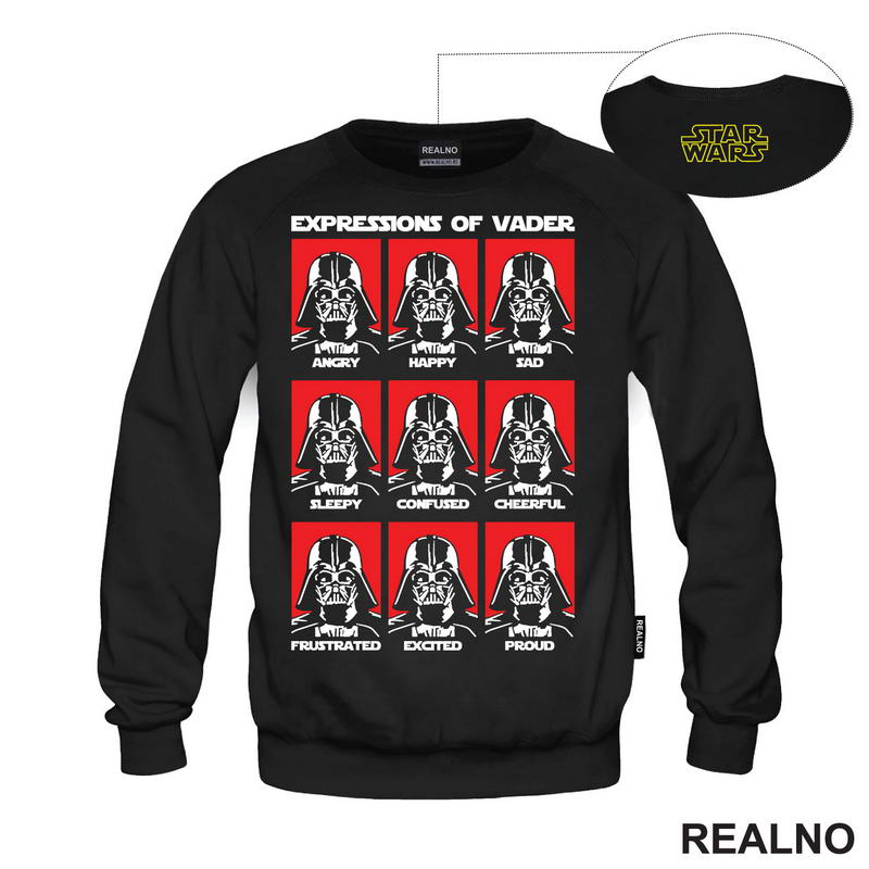 Expressions Of Darth Vader - Star Wars