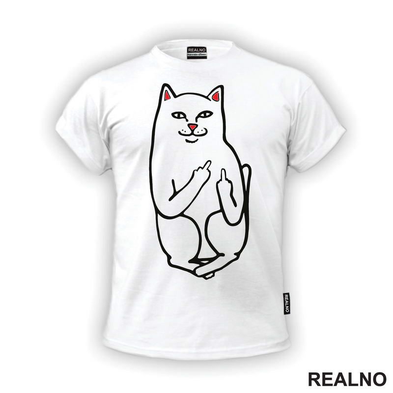 Cat Says FU - Humor