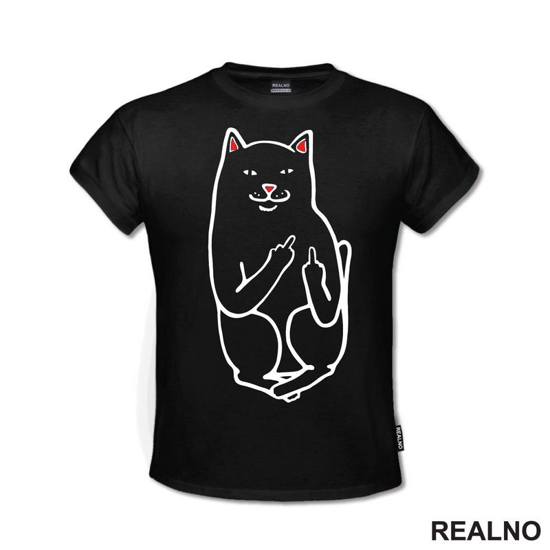 Cat Says FU - Humor