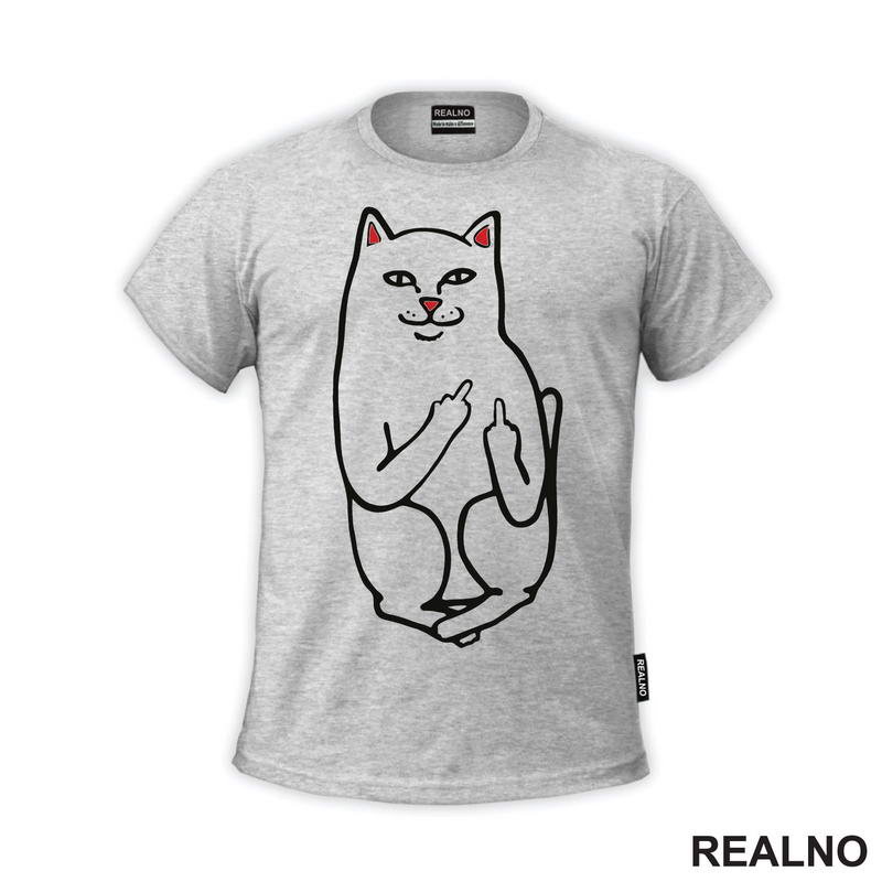 Cat Says FU - Humor