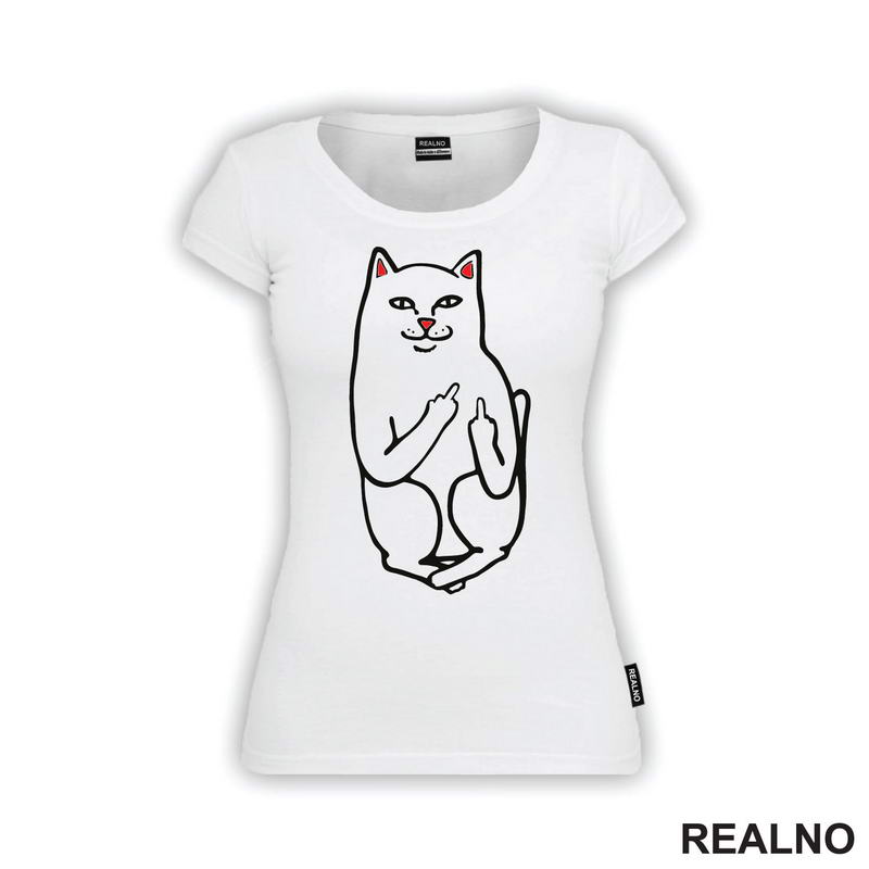 Cat Says FU - Humor