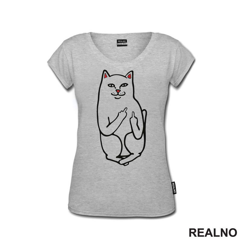 Cat Says FU - Humor