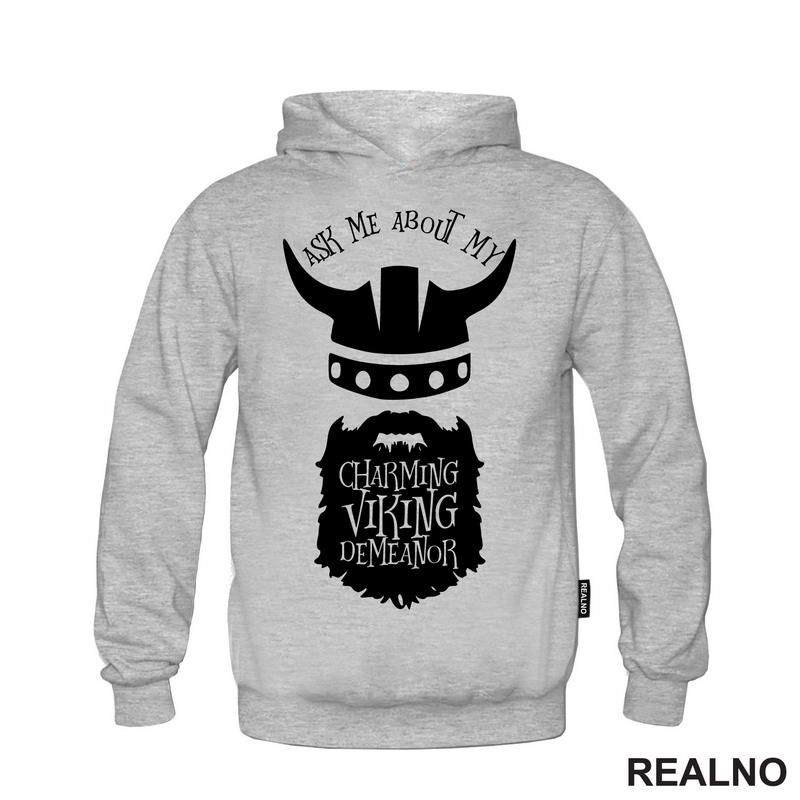 Ask Me About My Charming Viking Demeanor - Humor - Vikings