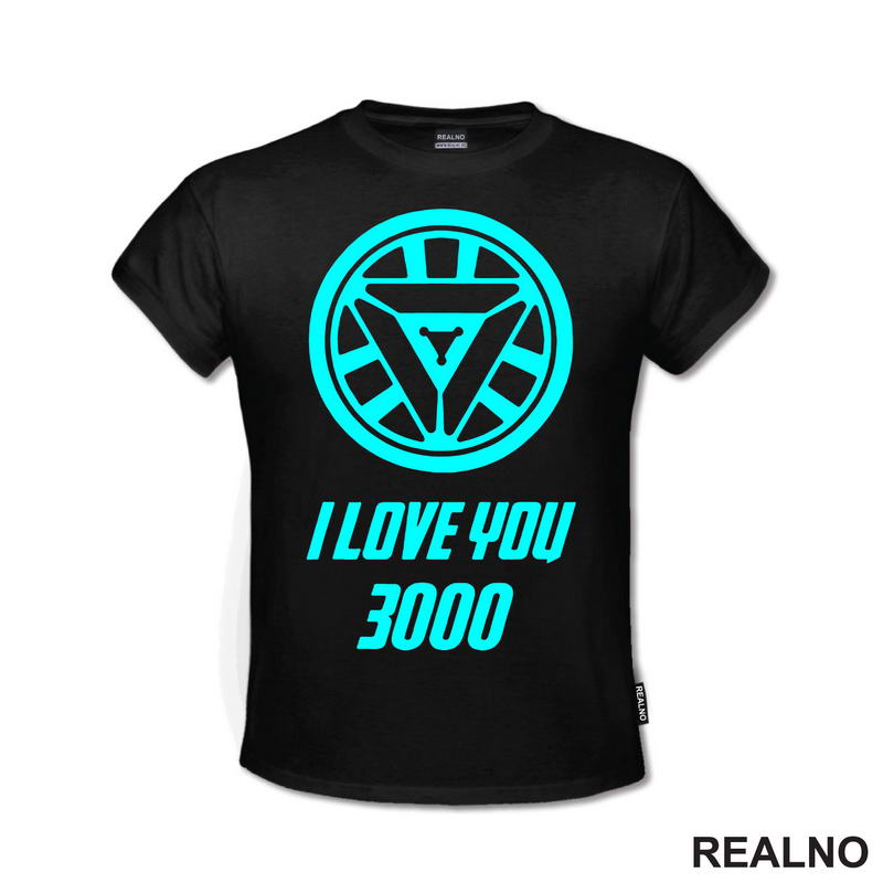 I Love You 3000 - Blue - Iron Man - Avengers