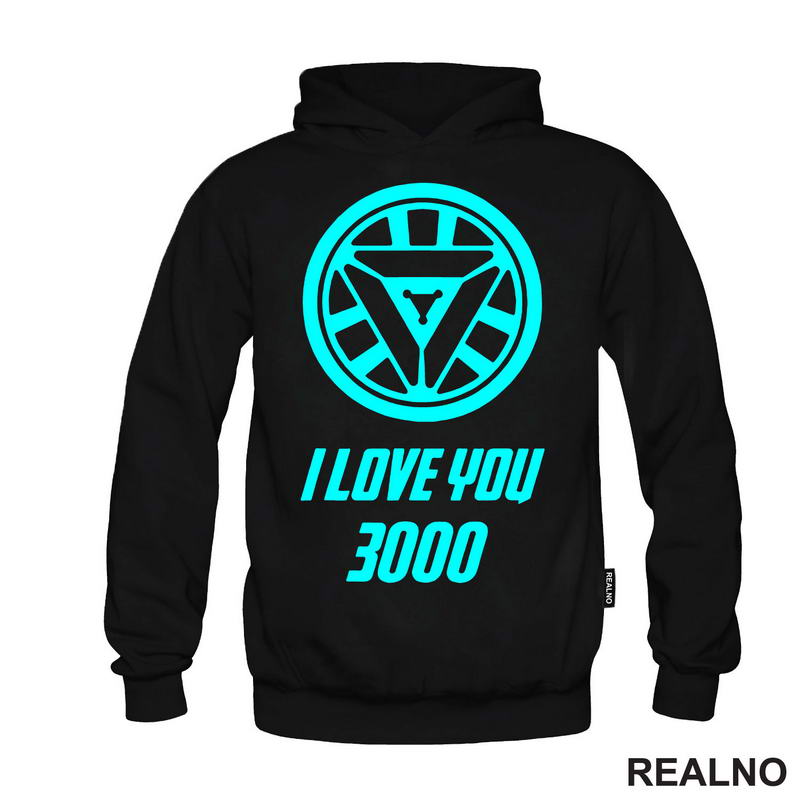 I Love You 3000 - Blue - Iron Man - Avengers