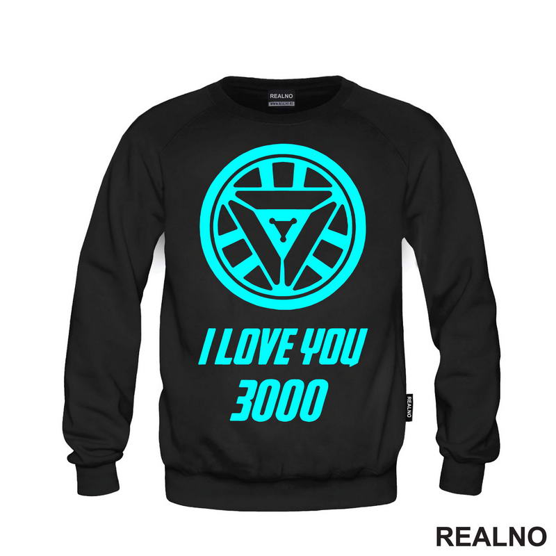 I Love You 3000 - Blue - Iron Man - Avengers