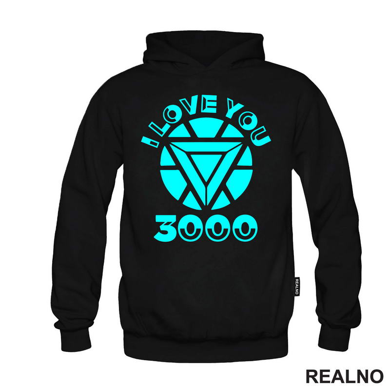 Logo - I Love You 3000 - Iron Man - Avengers