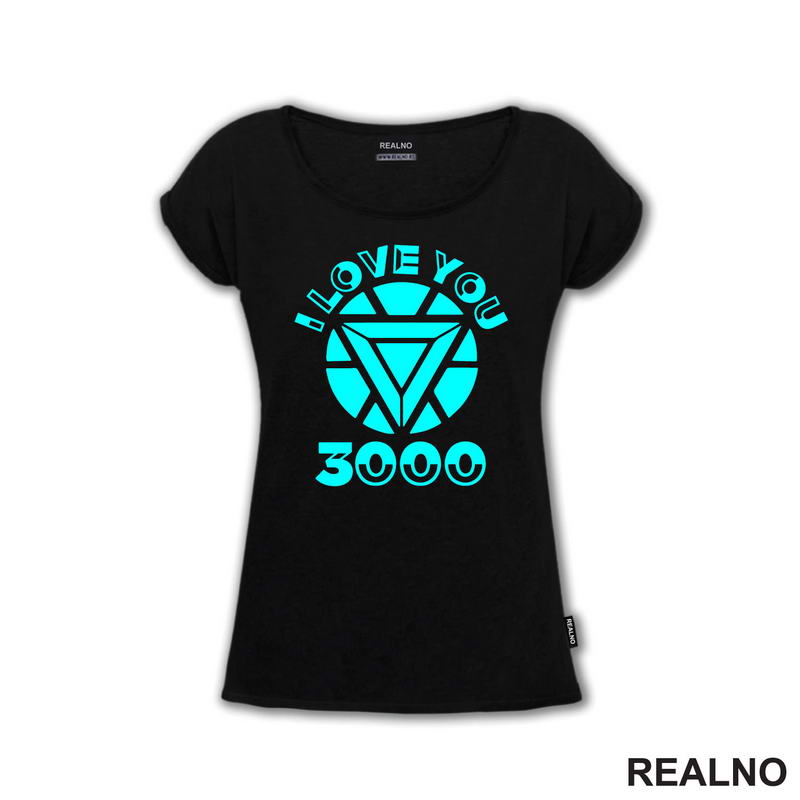 Logo - I Love You 3000 - Iron Man - Avengers